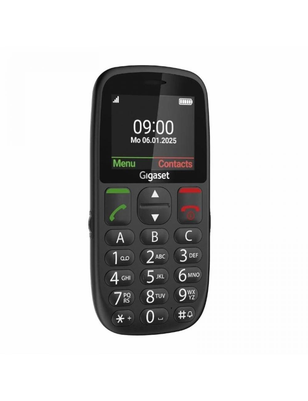 Gigaset mil senior gl395 2.2" sim negro