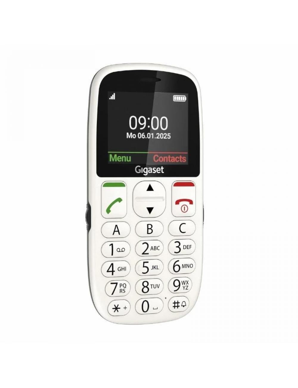 Gigaset mil senior gl395 2.2" sim blanco