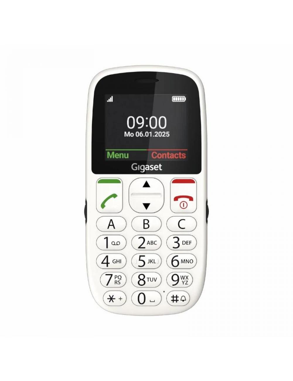 Gigaset mil senior gl395 2.2" sim blanco