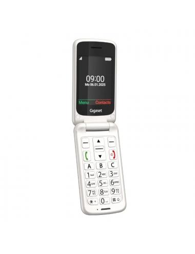 Gigaset mil senior gl595 2.8" sim blanco perla