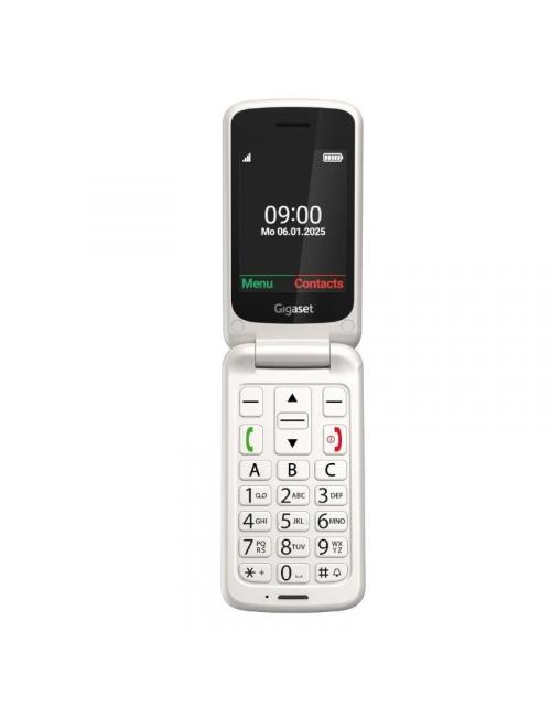 Gigaset mil senior gl595 2.8" sim blanco perla