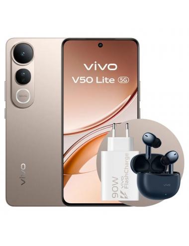 Vivo v50 lite 5g 6.77" 8gb 256gb gold bundle