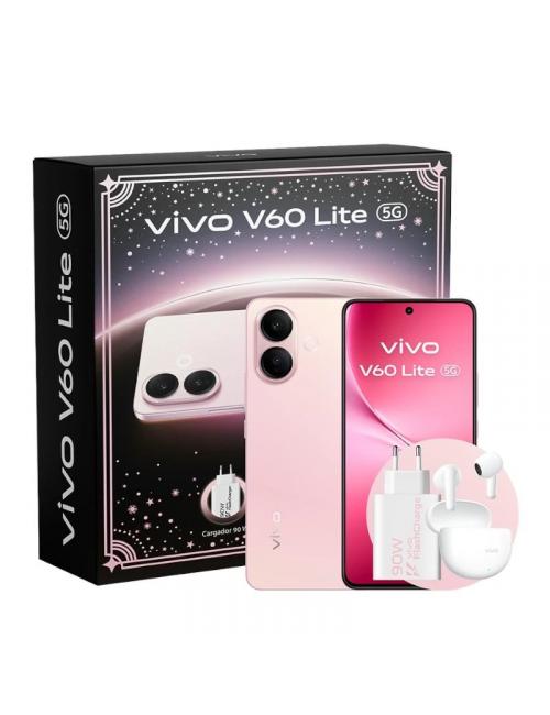 Vivo v60 lite 5g 6.77" 8gb 256gb pink bundle