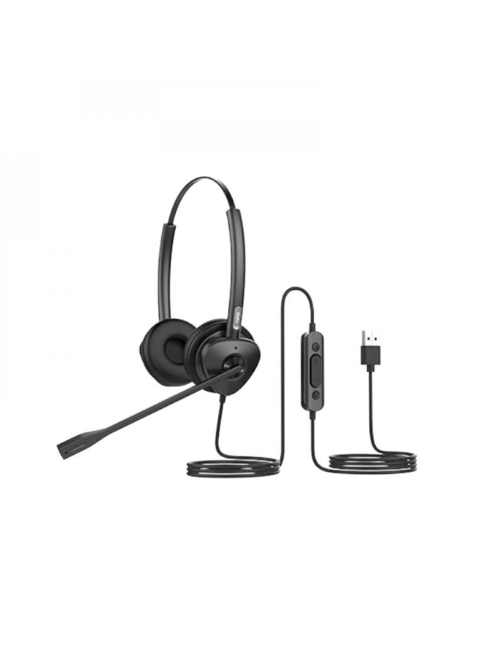 Fanvil ht302-u auriculares doble,puerto usb, enc