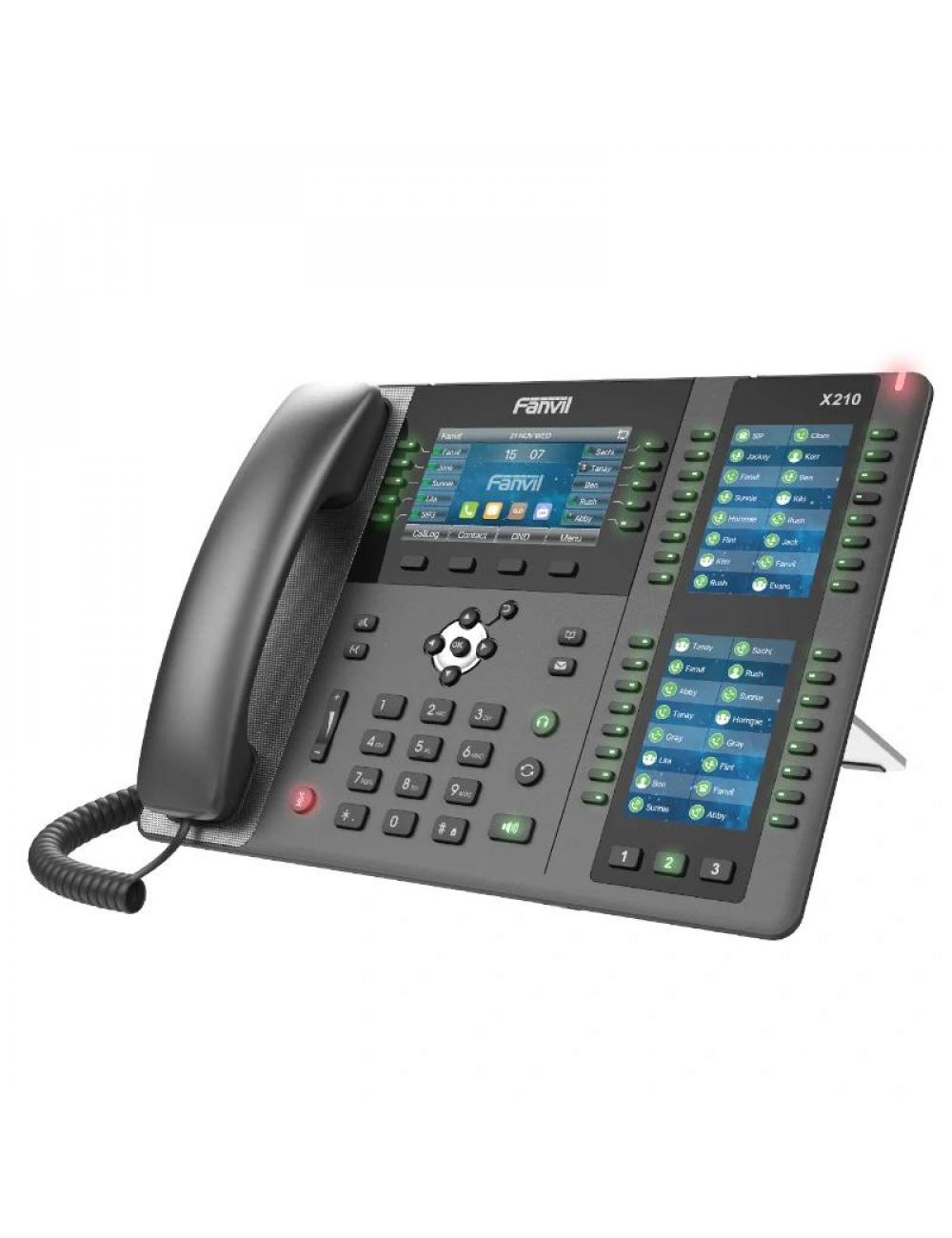 Fanvil x210, 20 l匤eas sip, 106 teclas dss