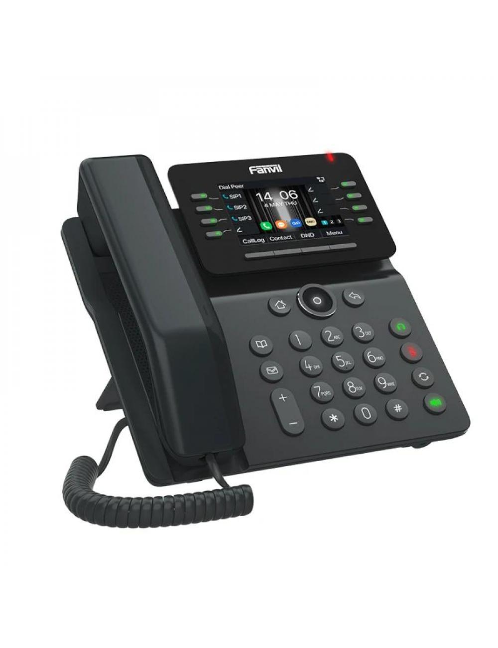 Fanvil v63 6 l匤eas sip 2xgb poe sin psu