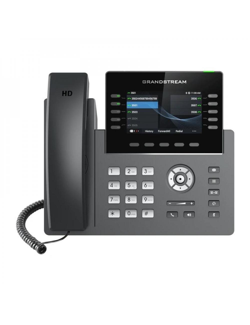 Grandstream ip phone grp2615 5 sip 2xgbe poe wifi