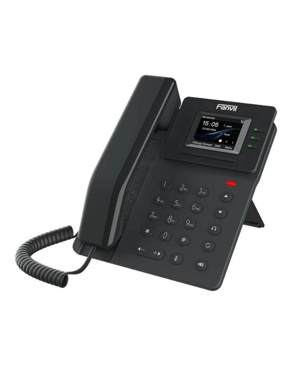 Fanvil v60p telefono ip 2.4" color poe 4 l匤eas