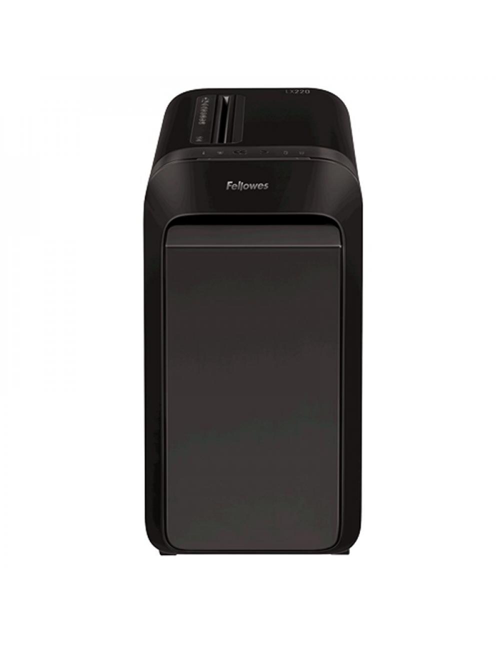 Fellowes destructora lx220 minicorte 4x12mm negra