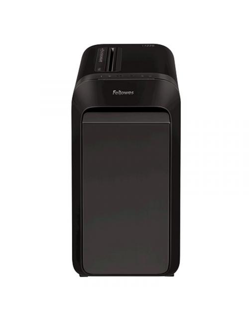Fellowes destructora lx220 minicorte 4x12mm negra