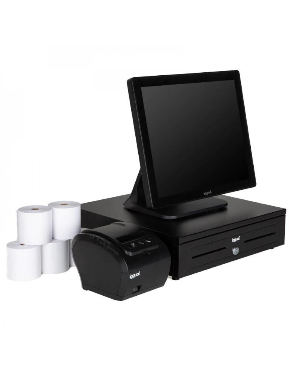 Iggual pack completo tpv 17 aio tp8002 iron-hd