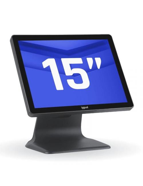 Iggual tpv aio 15" j4125 4gb + 128gb 6usb wifi