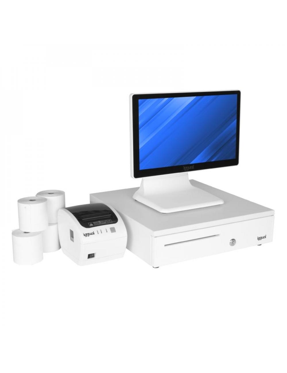 Pack completo tpv blanco 15,6" j4125 30pw easy80w