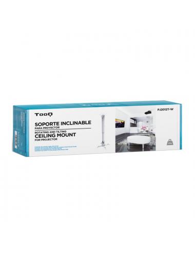 Tooq pj2012t-w soporte proyector techo blanco