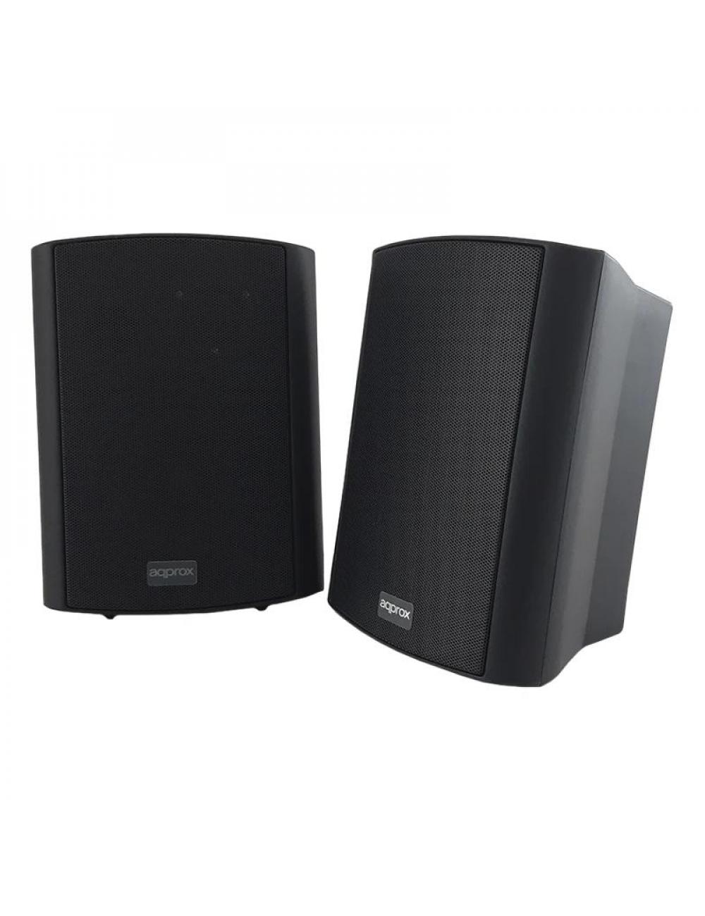 Approx altavoces pared dig.2x30w kit de mont negro