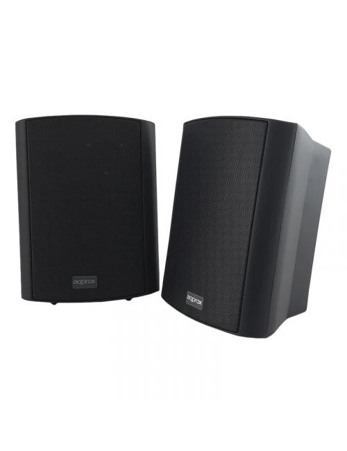 Approx altavoces pared dig.2x30w kit de mont negro