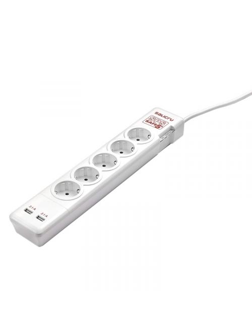 Salicru sps safe 5+ regleta con protecci 5 tomas