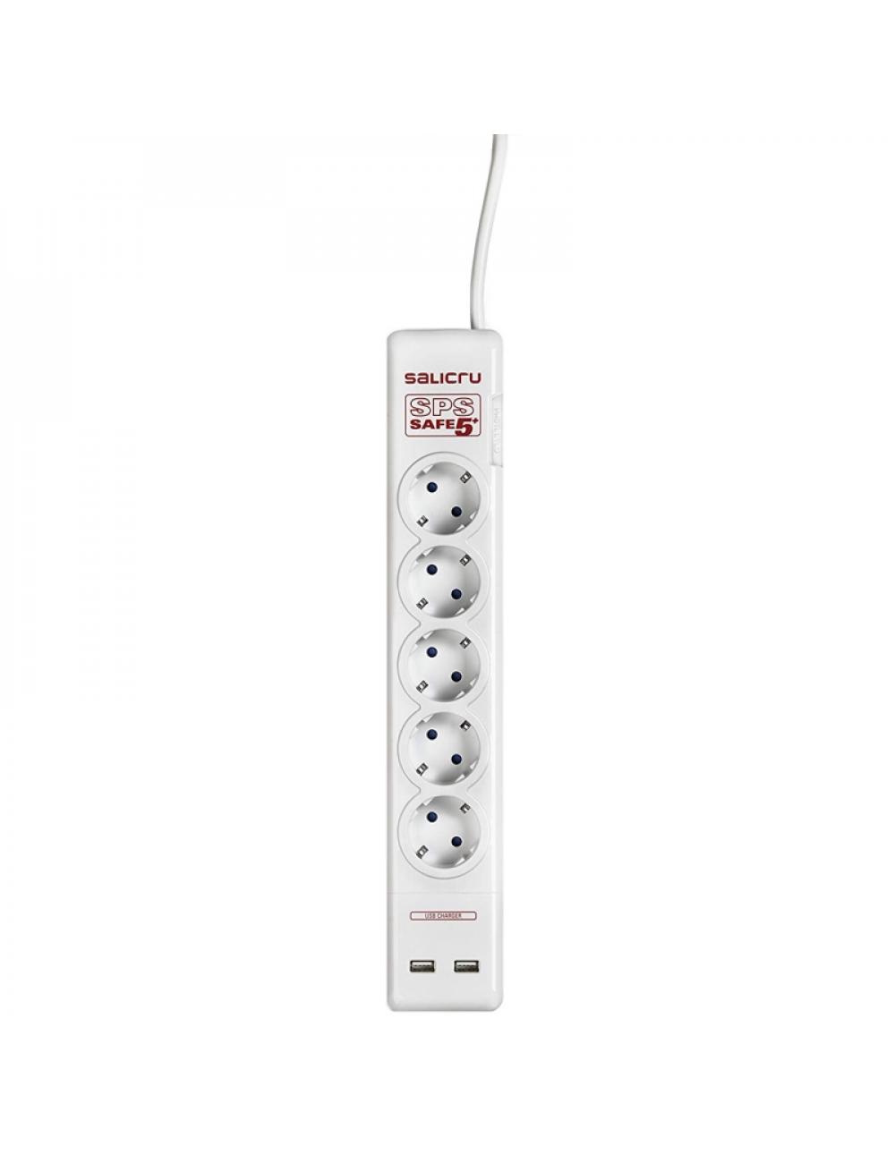 Salicru sps safe 5+ regleta con protecci 5 tomas