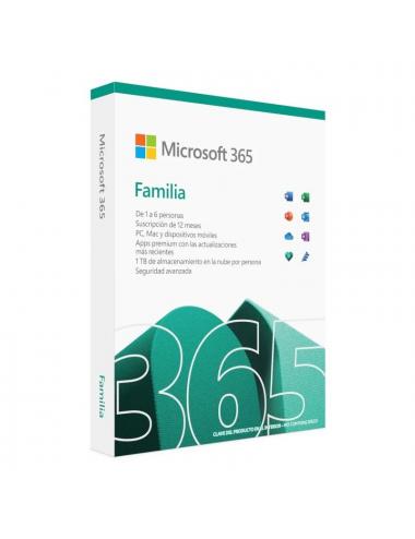Microsoft 365 familia suscrip. anual (6u