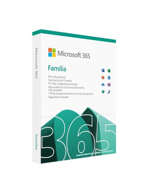 Microsoft 365 familia suscrip. anual (6u