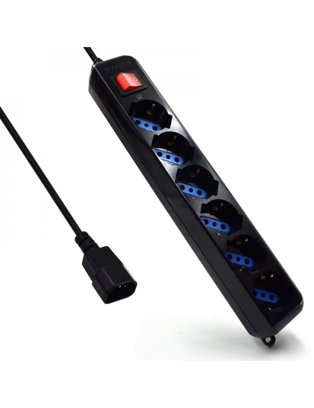 Ewent ew3925 regleta de 6 tomas con proteccion