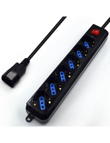 Ewent ew3925 regleta de 6 tomas con proteccion