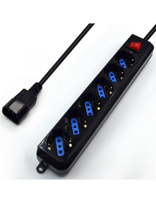 Ewent ew3925 regleta de 6 tomas con proteccion