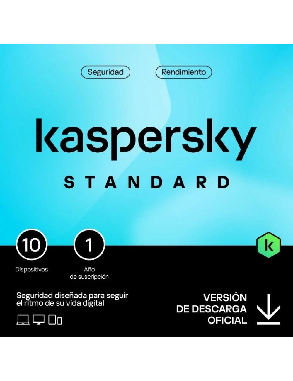 Kaspersky standard 10l/1a esd