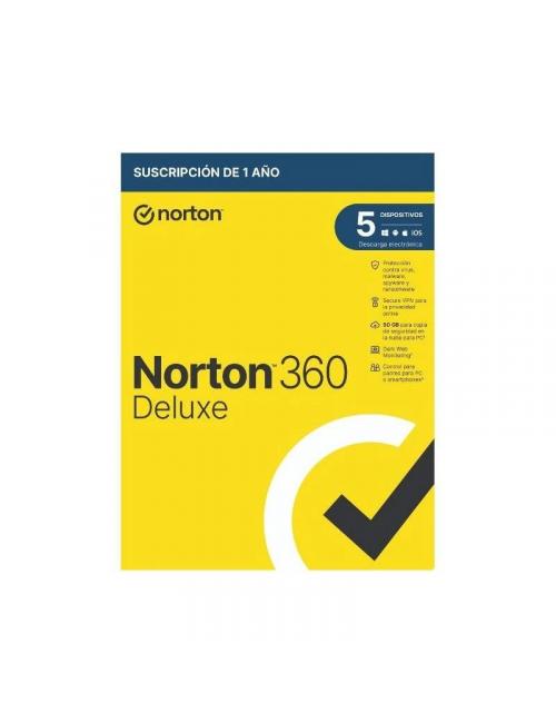 Norton 360 deluxe 50gb es 1l/1a esd