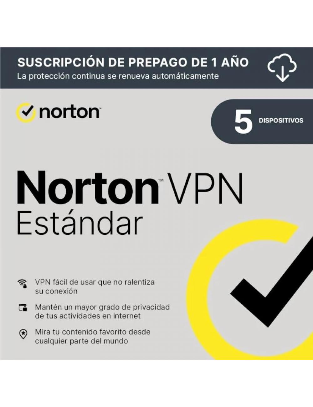 Norton vpn standard 5l/1a