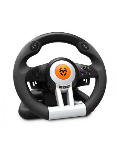 Krom juego de volante y pedales k-wheel multip.