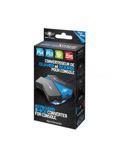 Spirit of gamer hub crossgame negro y azul