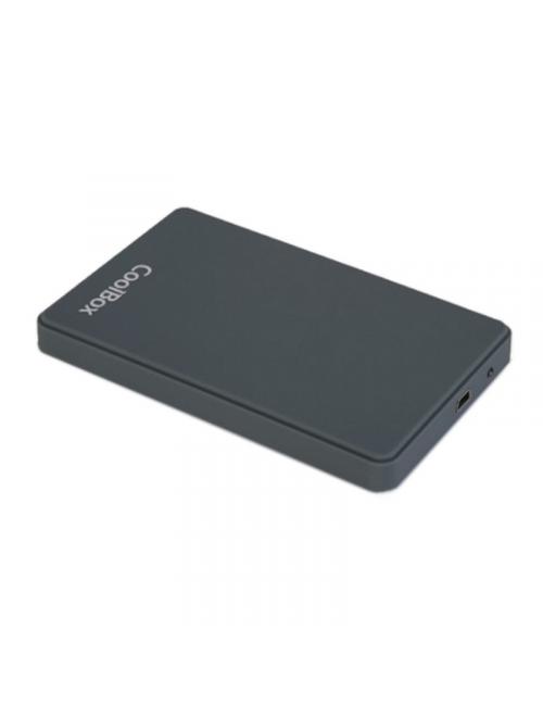 Coolbox caja hdd 2.5" scg2543 gris usb3.0 gris