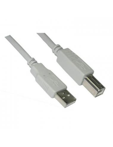 Nanocable cable usb 2.0 a/m-b/m, beige, 1.8 m