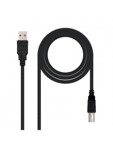 Nanocable cable usb 2.0 impresora tipo a/m-b/m 1 m