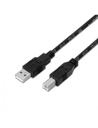 Aisens cable usb 2.0 tipo a/m-b/m 1.8m