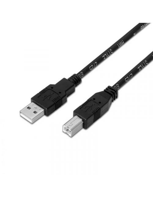 Aisens cable usb 2.0 tipo a/m-b/m 3.0m