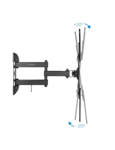 Tooq lp6055tn-b soporte tv incl/gira 23"-55" 3piv