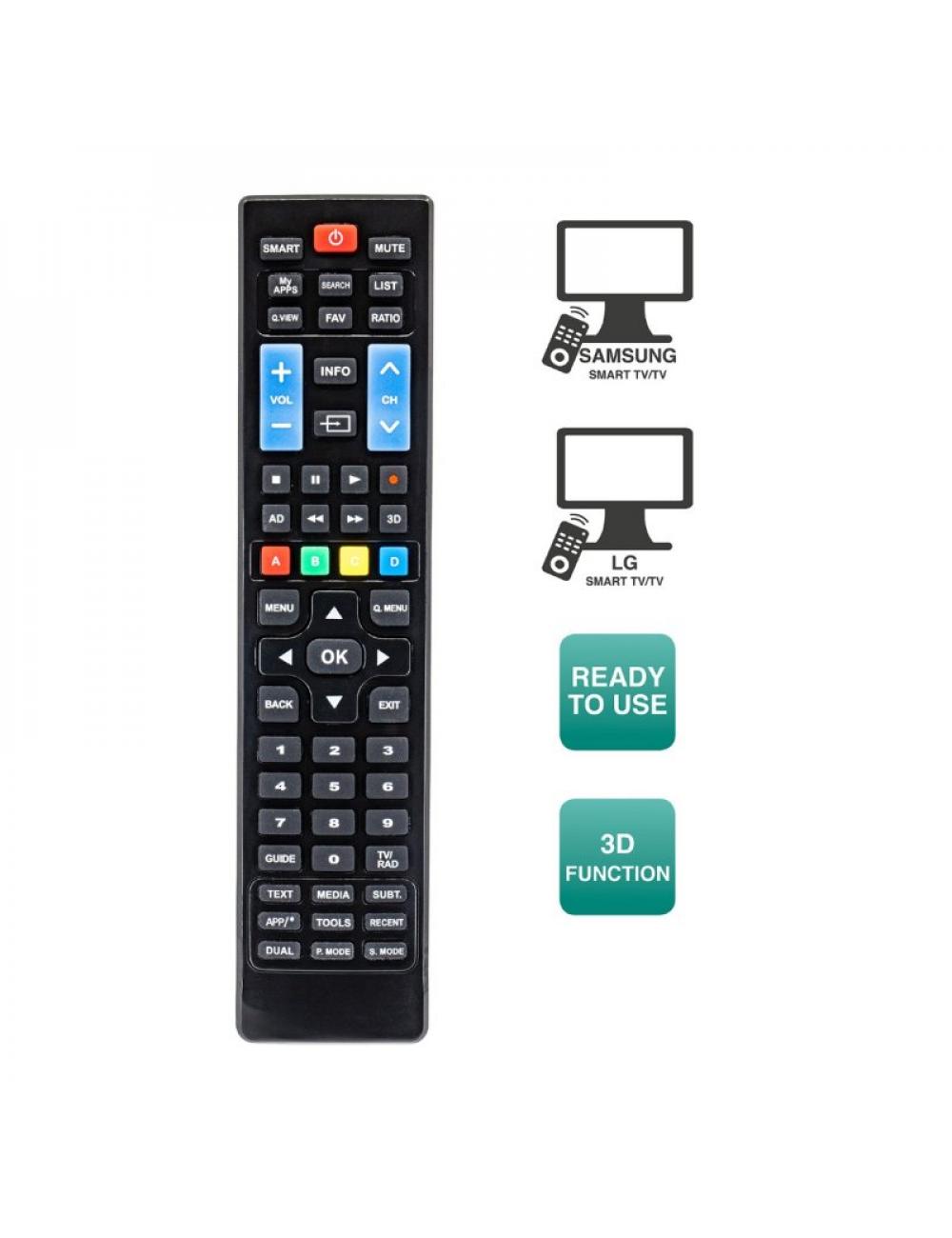 Ewent ew1575 mando tv universal para lg y samsung