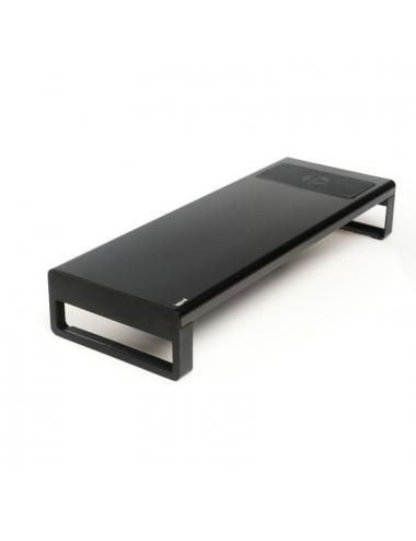 Iggual soporte elevador monitor + hubx4p +carga qi