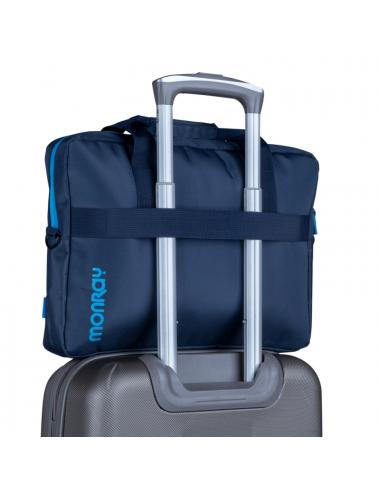 Monray gingerblue maletin 15.6" bolsillo azul