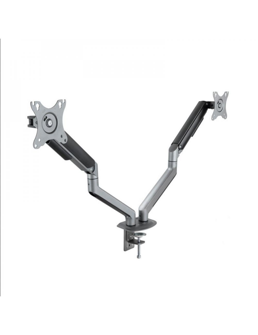 Tooq db4132tnr-g soporte mesa 2 monitor/tv 17-32"