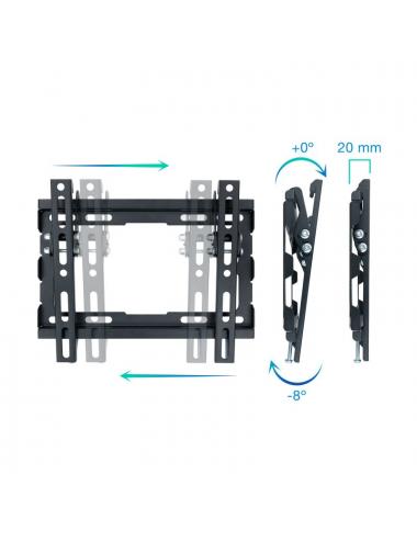 Tooq soporte pared lp1044t-b incl pantallas 23-43"