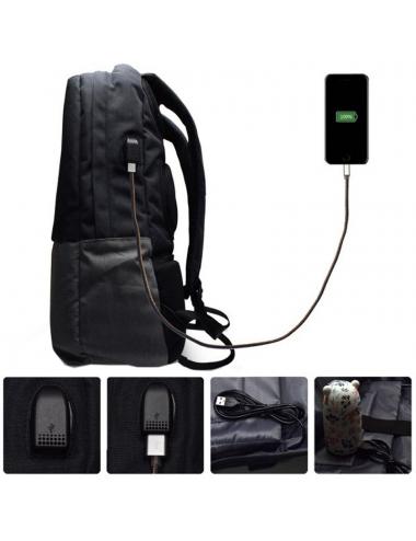 Ewent ew2529 mochila 17.3" + puerto usb