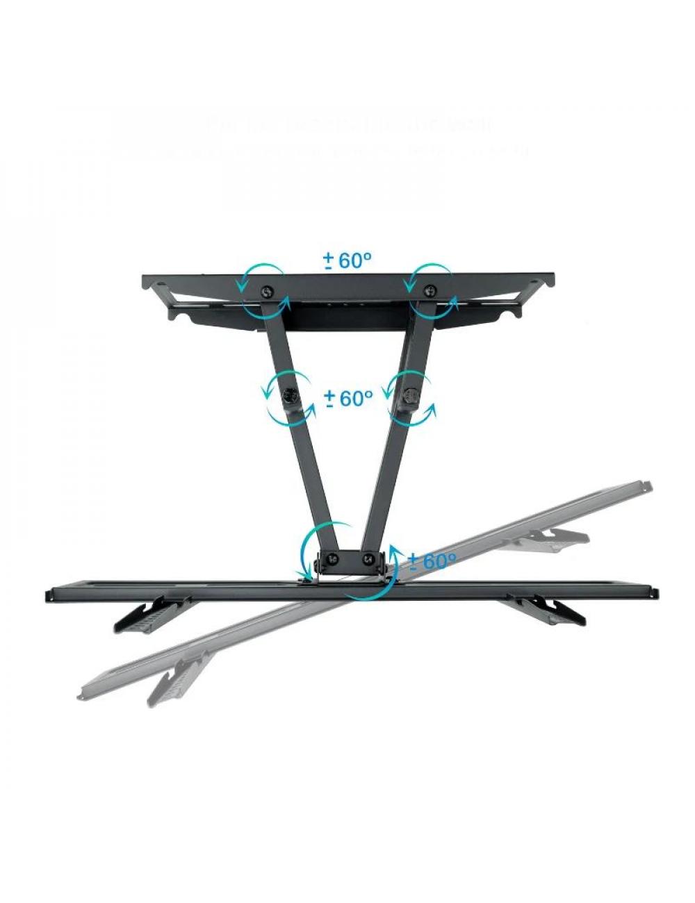 Tooq lp7866tn-b soporte pared pantallas 37"-80"