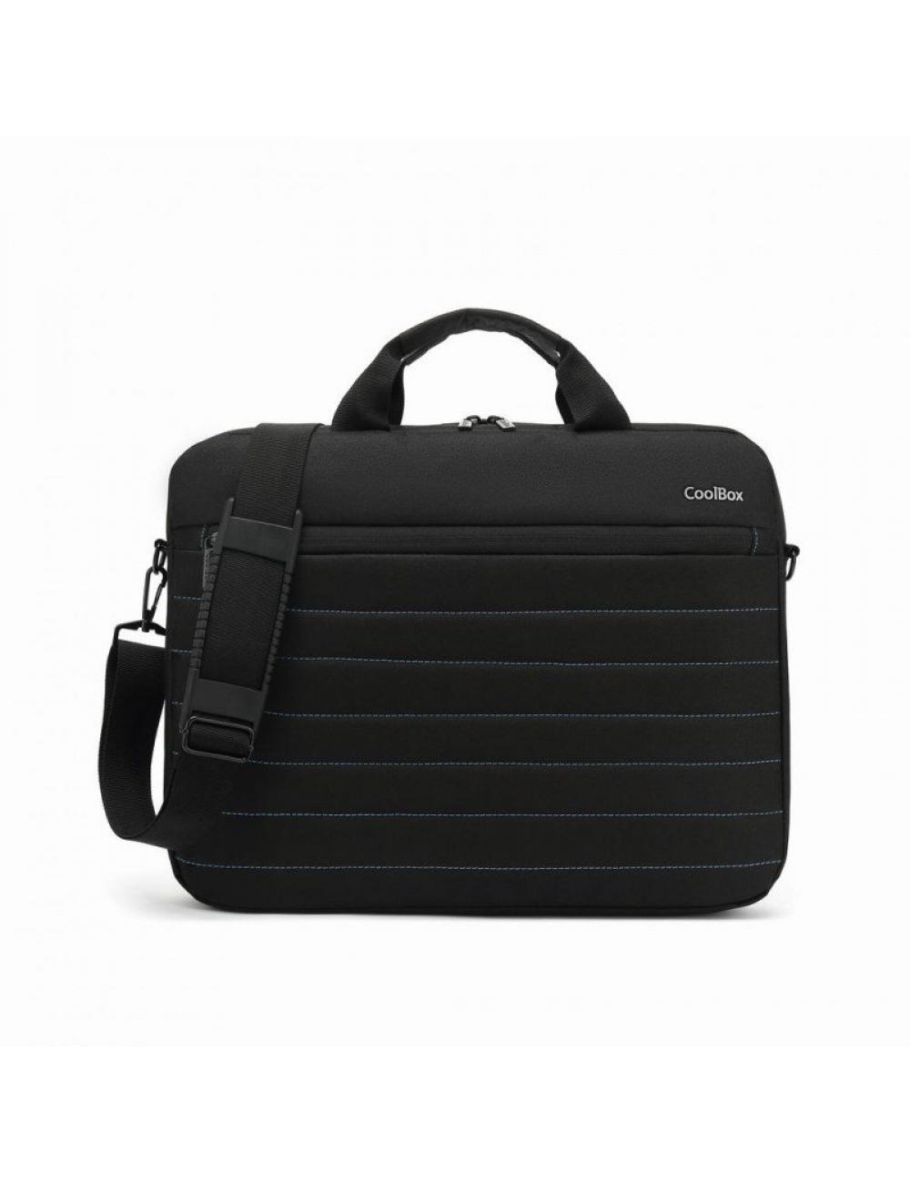 Coolbox maletin portatil 14" negro-impermeable