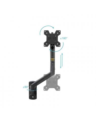 Tooq soporte pared lp1334tnr-b 1 brazo 13-34 negro