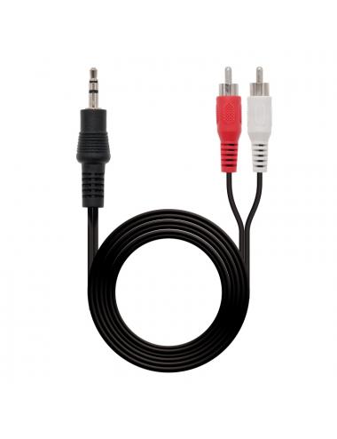 Nanocable cable audio, jack 3.5/m-2xrca/m 1,5 m