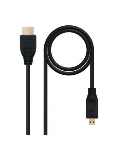 Nanocable cable micro hdmi v1.4 a/m 1,8 m