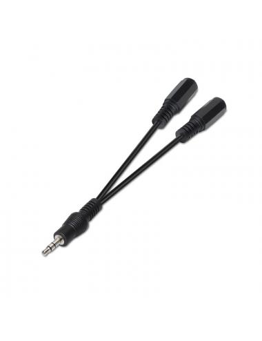 Nanocable cable audio est駻eo 2jack 3.5h jack 3.5m